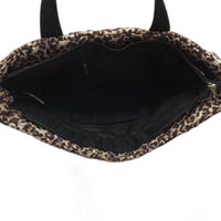 Target Large Leopard Quilted Puffer Style Tote Nappy Hand Bag With Strap NEW