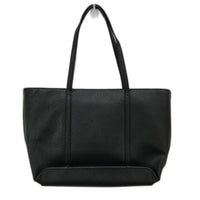 Target Black Leather Look Large Work Style Fully Lined Tote Hand Bag NEW