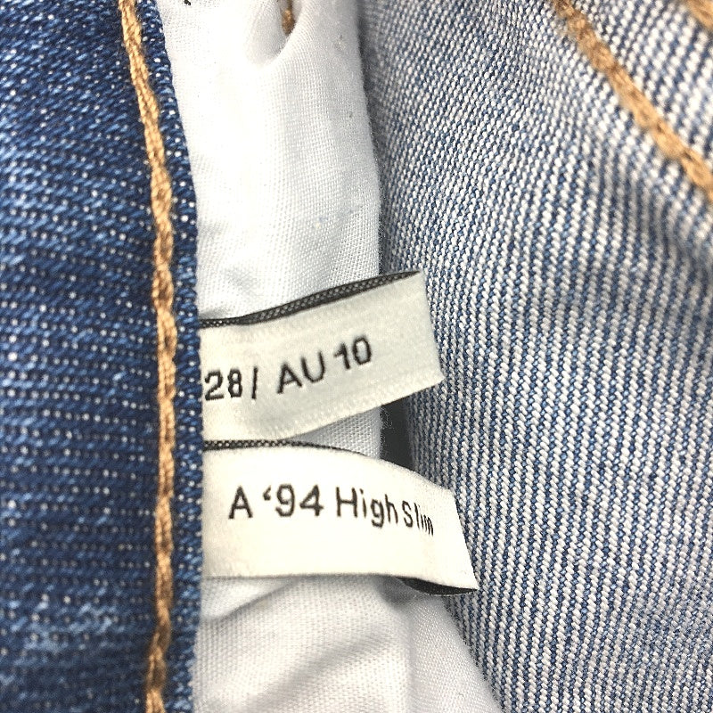 Abrand A 94 Slim Classic Blue Cotton Denim Jeans Ladies Size 28 / AU 10 NEW