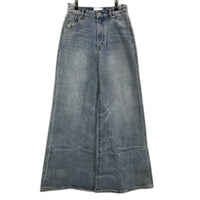 Rollas Elle Super Relaxed Flare High Rise Blue Jeans Ladies Size 24 / AU 6 NEW