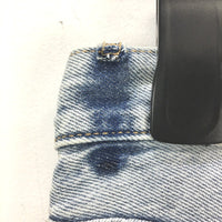 Dr Denim Ech Bleach Sky Blue Denim Straight High Jeans Ladies Size 14 32/32 NEW