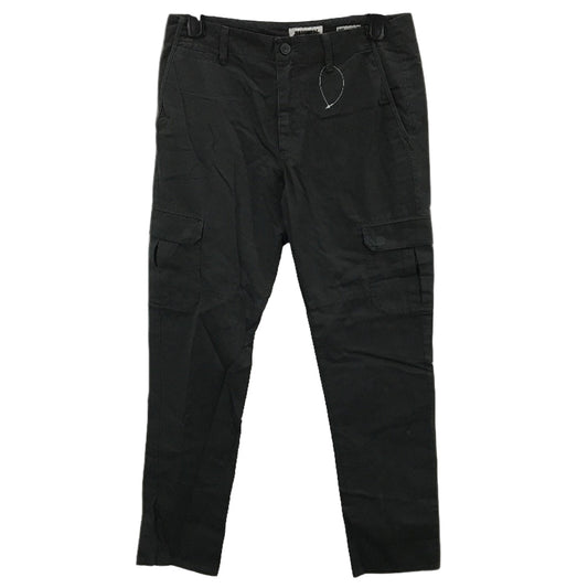 Jeanswest Charcoal Grey Cargo Style Side Pocket Regular Fit Pants Mens Sz 32 NEW