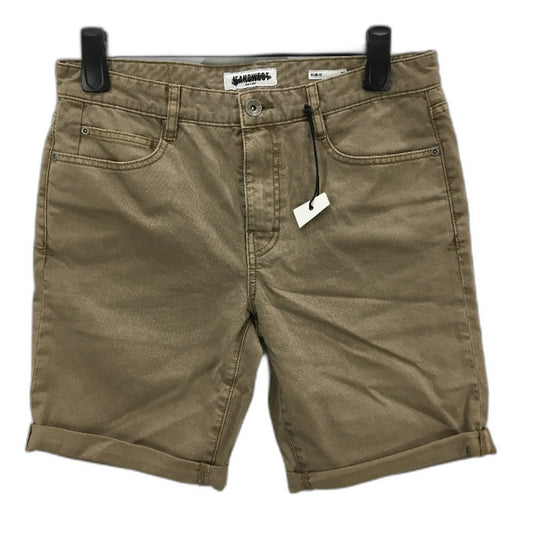 Jeanswest Dark Stone Regular Fit 5 Pocket Denim Style Shorts Mens Size 32 NEW