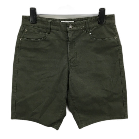 Jeanswest Dark Olive Green Regular Fit 5 Pocket Classic Shorts Mens Size 32 NEW