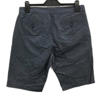 Jeanswest Navy Blue Micro Stripe Classic Fit Chino Style Shorts Mens Sze 32 NEW