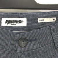 Jeanswest Navy Blue Micro Stripe Classic Fit Chino Style Shorts Mens Sze 32 NEW