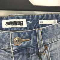 Jeanswest Light Indigo Slim Fit Soft Armstrong Denim Shorts Mens Size 32 NEW