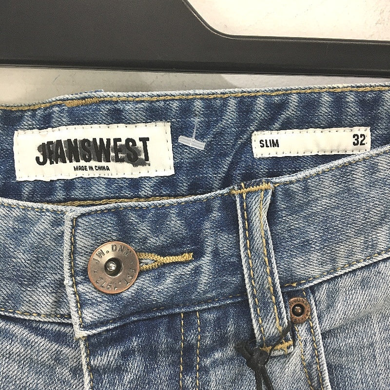 Jeanswest Light Indigo Slim Fit Soft Armstrong Denim Shorts Mens Size 32 NEW