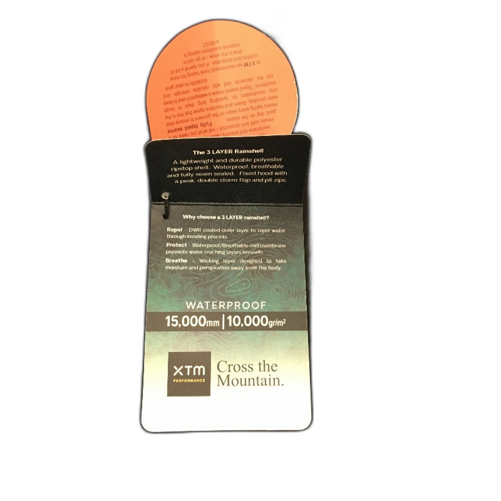 XTM Blue Kakadu Seam Sealed Waterproof Rain Jacket Hooded Coat Mens Sze 3XL NEW