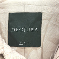 Decjuba Mia Blush Pink Wool Blend Button Up Shacket Ladies Size Small