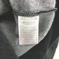 Hurley Graphic Print Charcoal Marle Pullover Fleece Sweatshirt Ladies Size Small