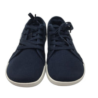 Hobibear Minimalist Barefoot Navy Mesh Cloth Zero Drop Shoes Mens WIDE EU 44 NEW