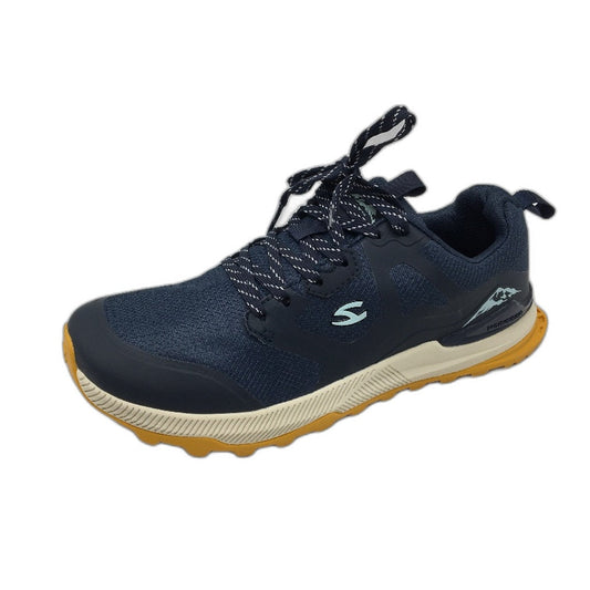 Hobibear Navy Blue Wide Toe Non Slip Hiking Running Shoes Mens WIDE EU 44 NEW