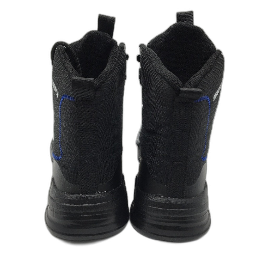 Usor Safety Black Lace Up Steel Cap Toe Work Sneaker Boots Unisex Sz EU 46 NEW