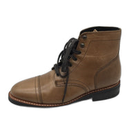 Thursday Boot Company Tan Brown Leather Captain Lace Up Boots Mens Sze US 8 DEMO