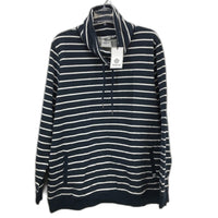 Tog24 Redmire Longsleeve Navy Striped Funnel Neck Sweatshirt Ladies Size 18 NEW