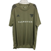 AFL x Adidas Hawthorn Hawks Khaki Onfield Aeroready Sports Top Mens Size 3XL