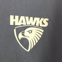 AFL x Adidas Hawthorn Hawks Dark Grey Onfield Aeroready Sports Tee Mens Size 3XL