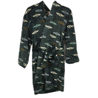 Target Star Wars Baby Grogu Pattern Black Dressing Gown Boys Size AU 10 NEW