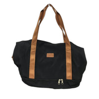Krute Black and Brown Duffel and Toiletry Carryon Travel Bag Set NEW