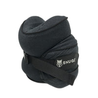 SNUGL Memory Foam Ergonomic Reversible Travel Pillow Dark Grey One Size NEW