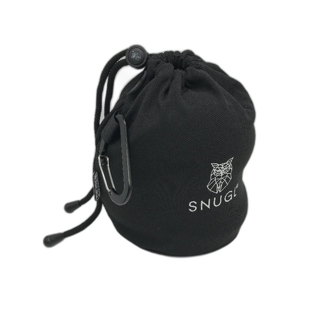 SNUGL Memory Foam Ergonomic Reversible Travel Pillow Dark Grey One Size NEW