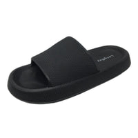 Longbay Black Original Cloud Everyday Comfort Sliders Size Ladies 8 EU39-40 NEW