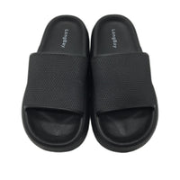 Longbay Black Original Cloud Everyday Comfort Sliders Size Ladies 8 EU39-40 NEW