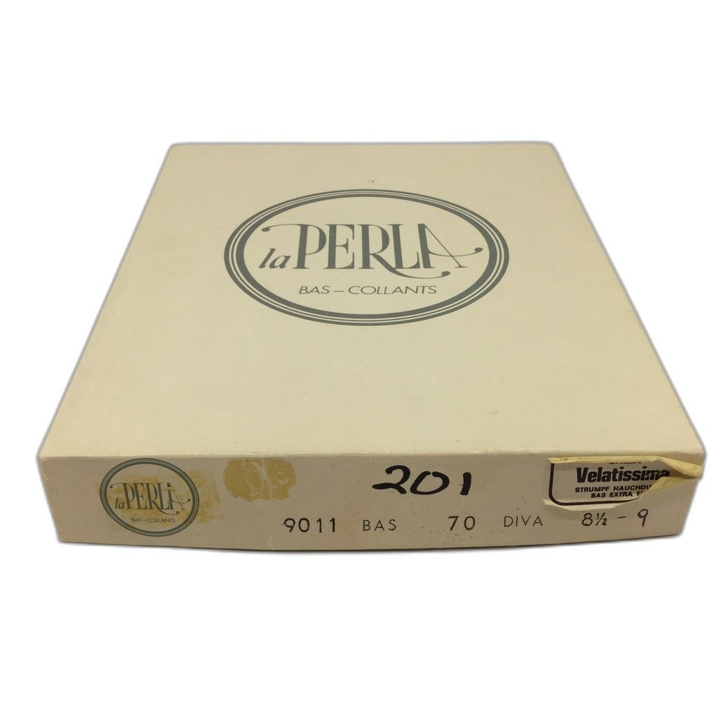 La Perla 2 Pce Pale Nude Stockings Pantyhose Ladies Size Italy 9 NEW