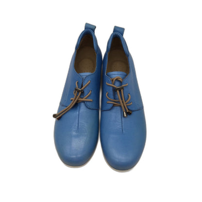 Adesso Sarah Sky Blue Leather Toggle Lace Ladies Shoes EUR 41 NEW