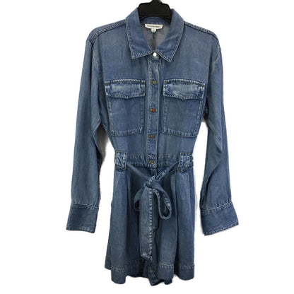 Country Road Pocket Detail Playsuit Light Wash Denim AU 16 NEW