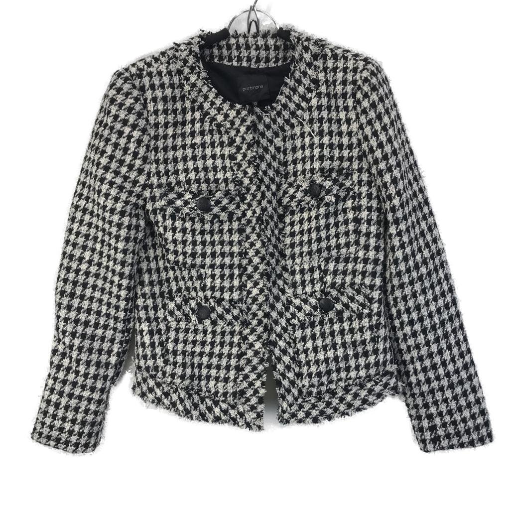 Portmans Black & White Houndstooth Blazer AU 10 NEW