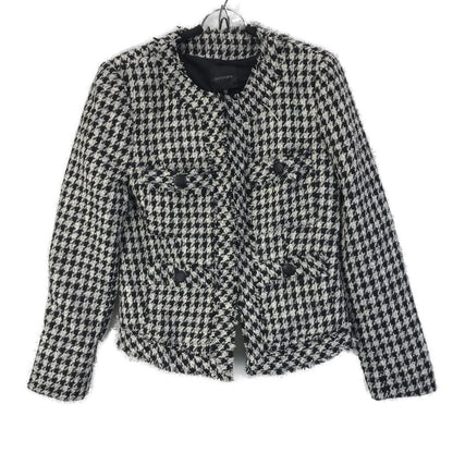 Portmans Black & White Houndstooth Blazer AU 10 NEW