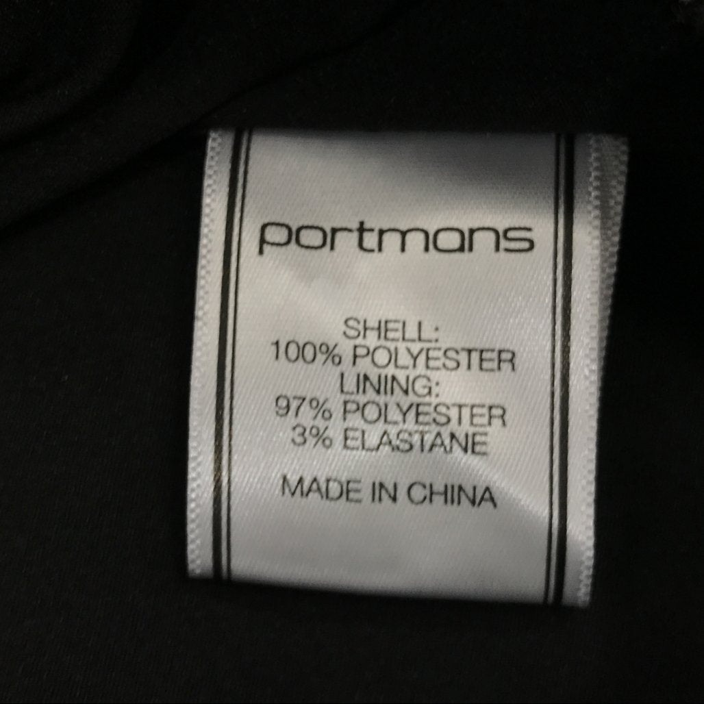 Portmans Black & White Houndstooth Blazer AU 10 NEW