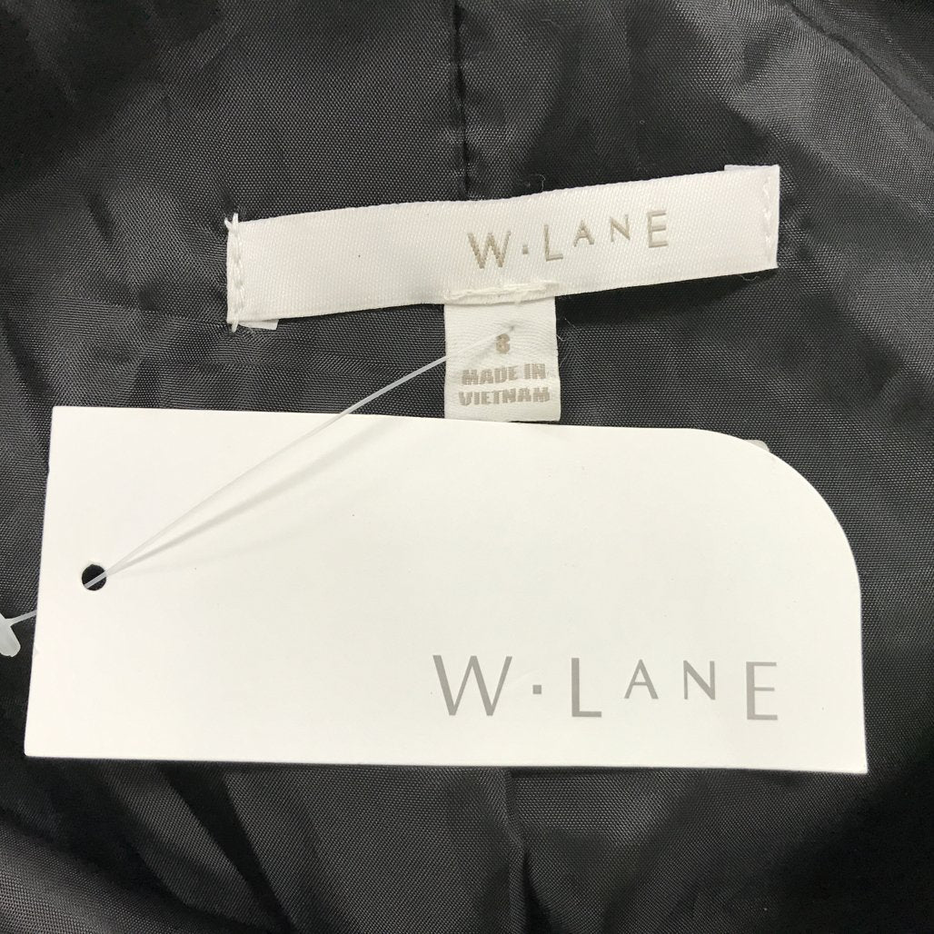 W.Lane Rose Black Hooded Puffer Jacket AU NEW