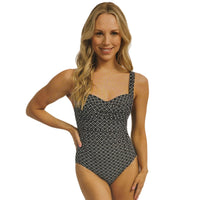 SERRA Womens Patterned One Piece Summer Swimsuit Size 8 NEW