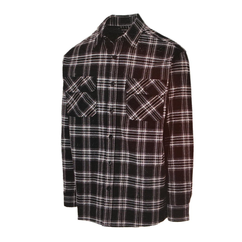 Workzone Mens Work Cotton Flannel Checkered Shirt Size S NEW