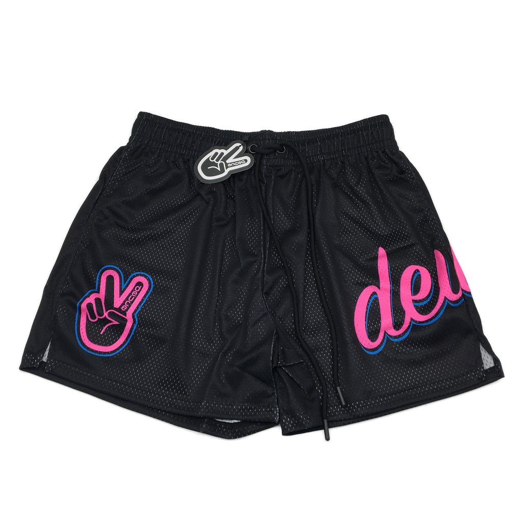 Deuce Premium Unisex Mesh Black Pink Sign Design Size XL NEW