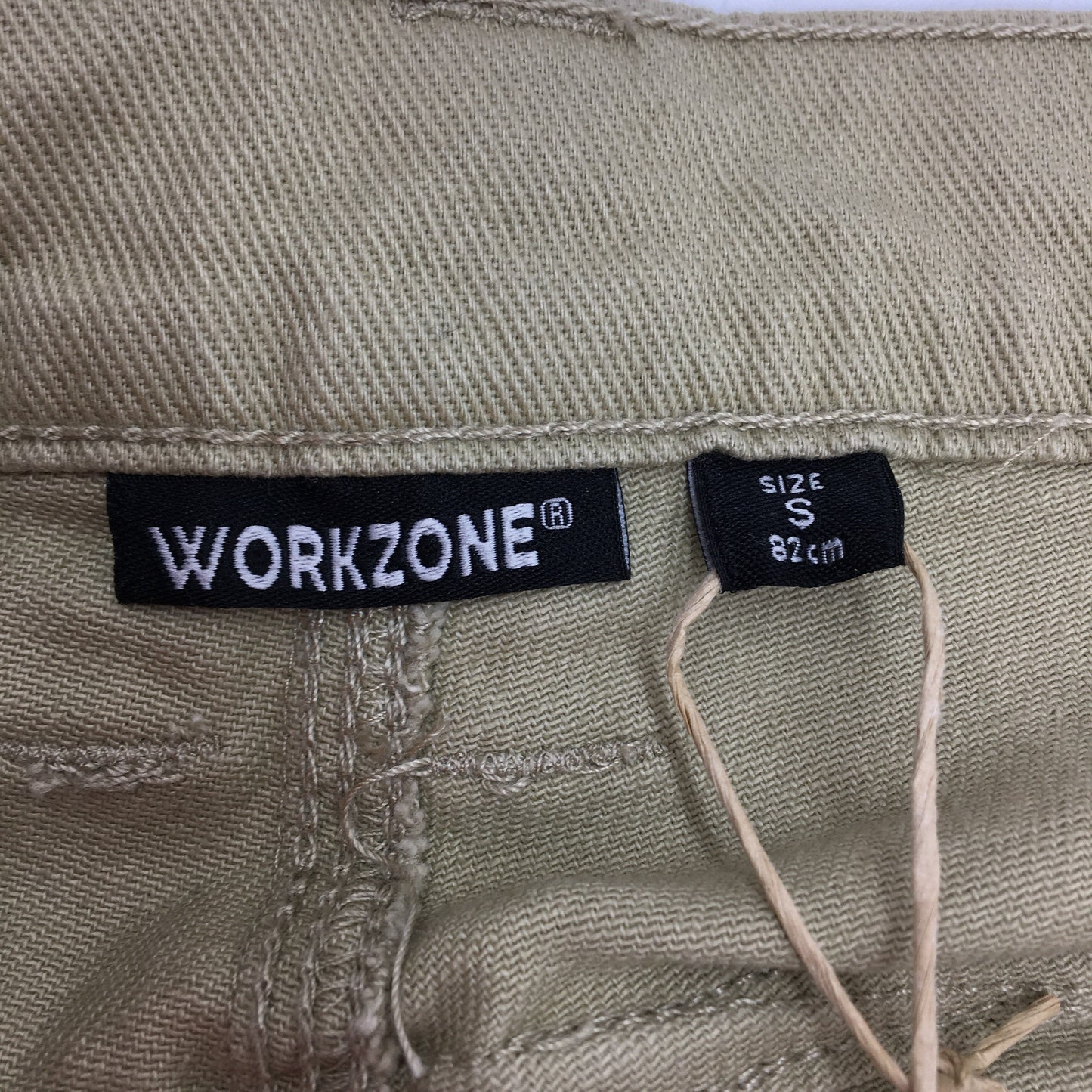 Workzone Beige Stretch Cargo Pants for Work Mens Size Small NEW