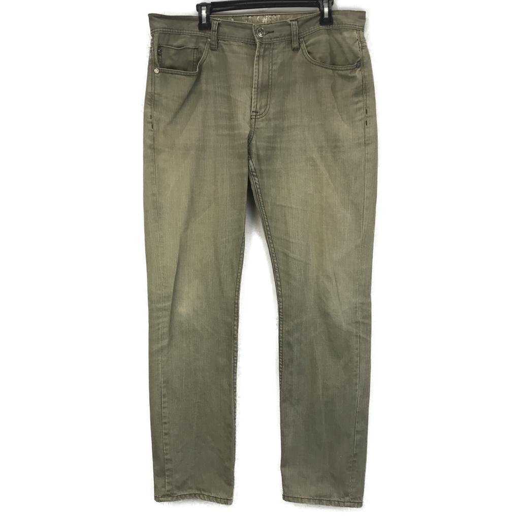 Jeanswest Mens 100% Cotton Olive Green Denim Pants Size 36 NEW