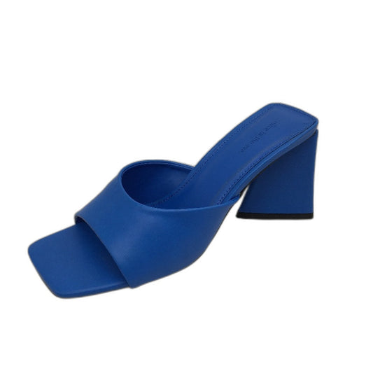Alice In The Eve Royal Blue Highlight Mule Heels Ladies Size US 8 EU 39 NEW