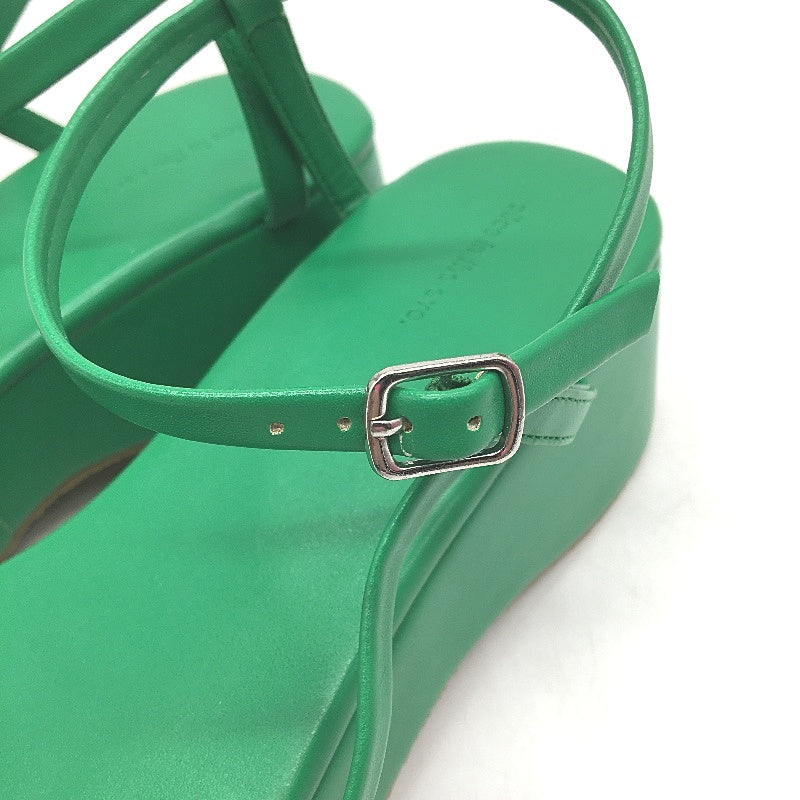 Alice In The Eve Green Fern Lola Flatform Sandals Ladies Size US 7 EU 38 NEW