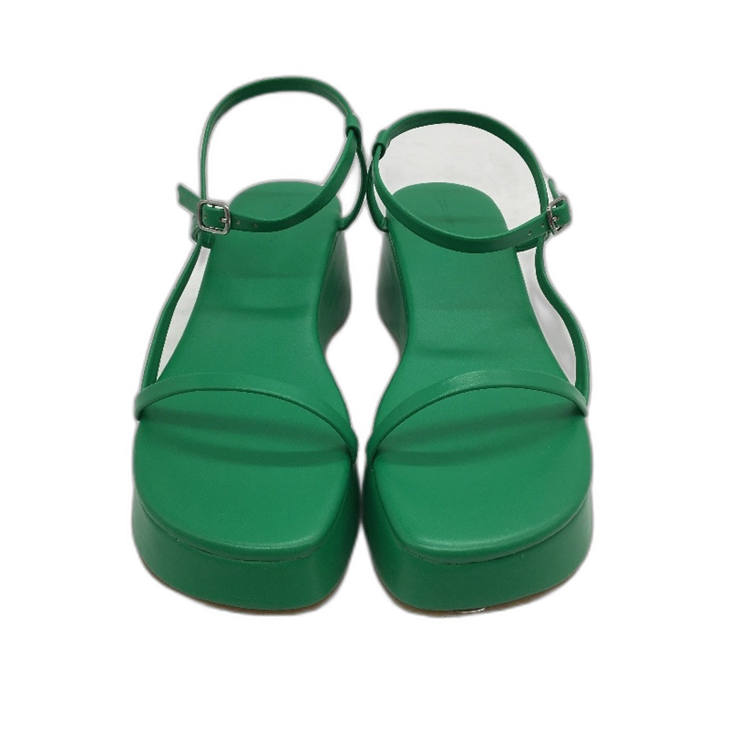 Alice In The Eve Green Fern Lola Flatform Sandals Ladies Size US 10 EU 41 NEW