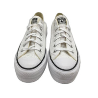 Converse All Star Chuck Taylor White Low Top Thick Sole Sneakers Ladies US 8 NEW
