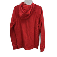 Under Armour Rival Fleece Pullover Loose Fit Red Hoodie Mens Size Small NEW