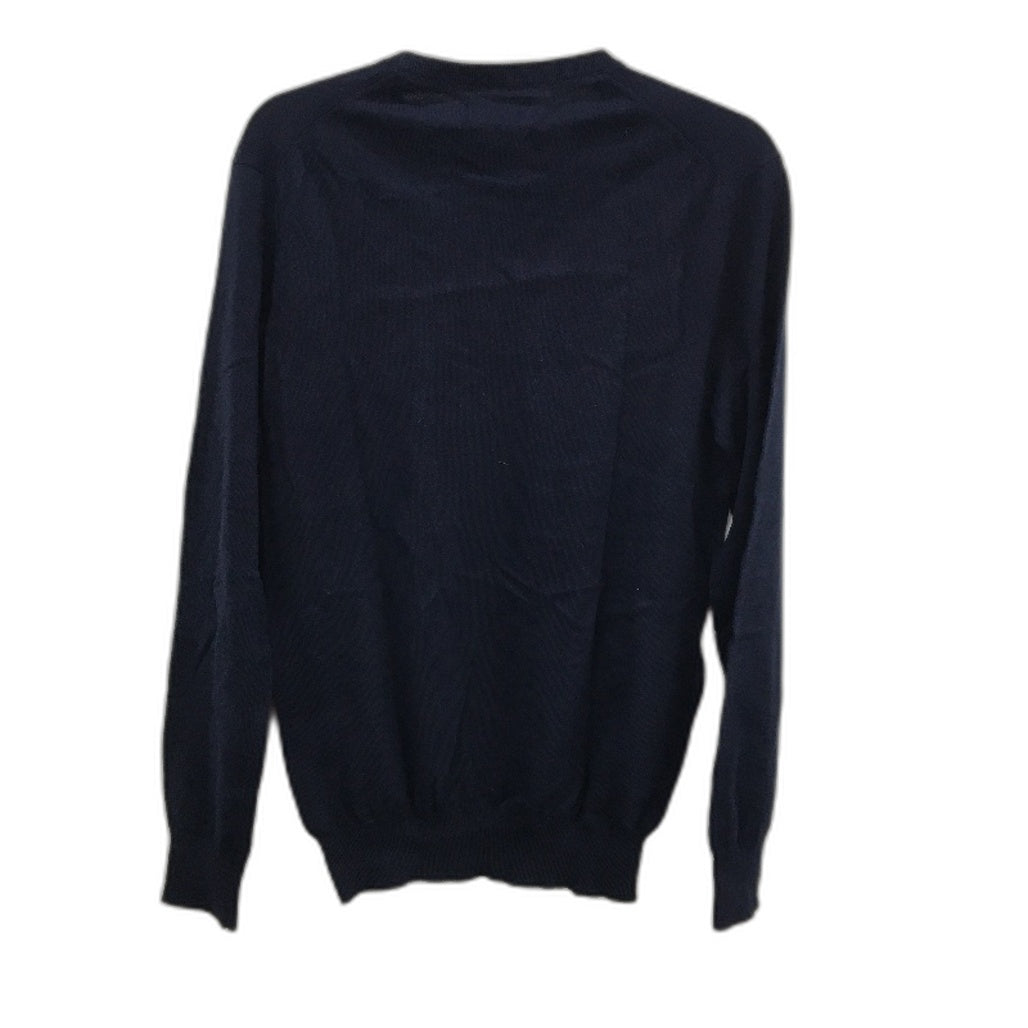 Polo Ralph Lauren Slim Fit Navy Pima Cotton Crew Neck Sweater Men Size Small NEW