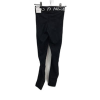 Nike Pro Mid Rise Mesh Paneled Tight Fit Black Leggings Ladies Size XS NEW