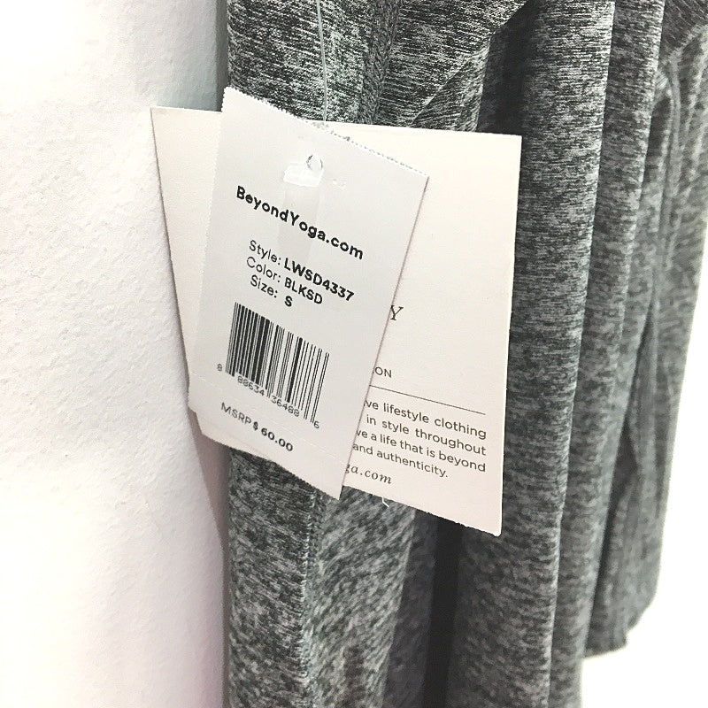 BeyondYoga Travel Lightweight Racerback Grey Marle Tank Ladies Size Small NEW