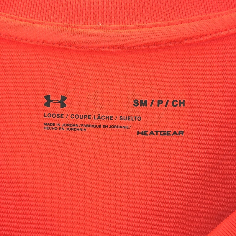 Under Armour Tech V Neck Neon Red Training Shirt Ladies Size Small NEW