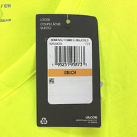 Under Armour Tech V Neck Neon Yellow Training Shirt Ladies Size Small NEW